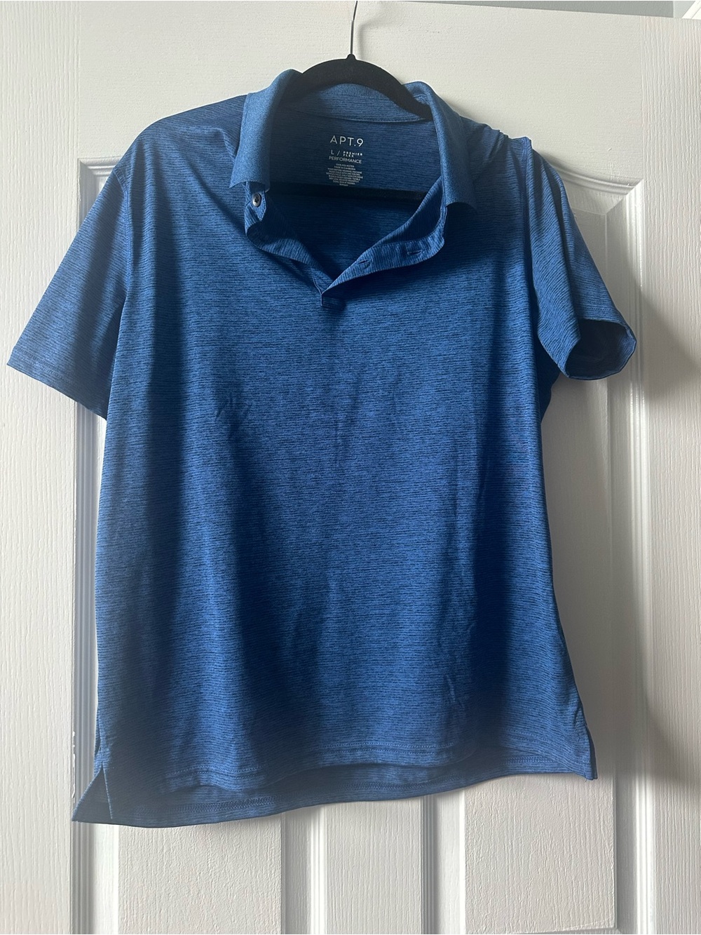 Apt. 9 Men’s Heathered Royal Blue Polo